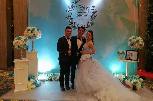Yee Kiat and Pei Tsan Wedding with Emcee Jerry